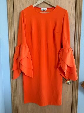 Club L London | Dresses | Club L London White Fit And Flare Bell Sleeve  Dress | Poshmark